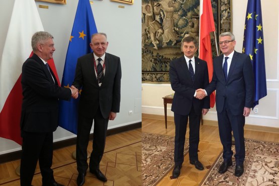 Speakers of both Houses of the BiH Parliamentary Assembly, Bariša Čolak and Šefik Džaferović, met with Marshals of Polish Senate and Sejm 